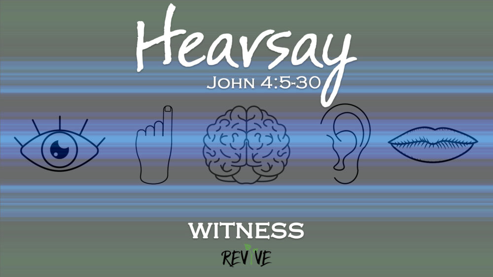 Witness, Part 1: Hearsay Image